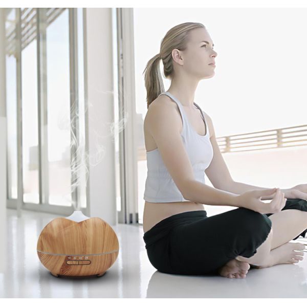 Multifunction Light Wood Grain Eessential Oil Diffuser