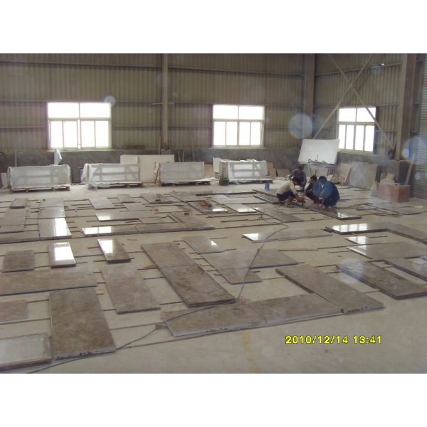 Decorative Kitchen Marble Tiles , Indoor Marble Stone Tile Soft Texture