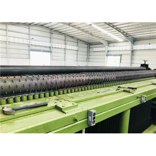 Gabion Wire Mesh Making Machine , 33r/Min Speed Chain Link Fence Making Machine