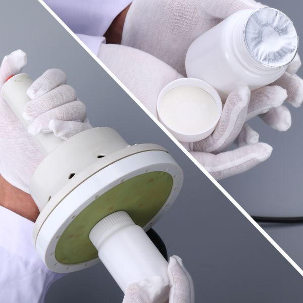 70ml Capacity Square/ Round Bottle Custom Waterproof PE White Plastic Pill Container