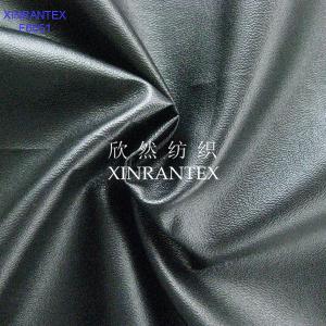 China F6051 fake leather fabric 100% polyester micro fibre suede pu lamilation finish for jacket on sale