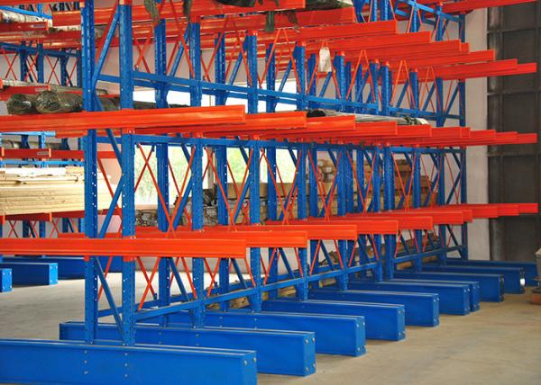 Buy Customized Adjustable Cantilever Racking System Two Side  Strong Load Capacity at wholesale prices