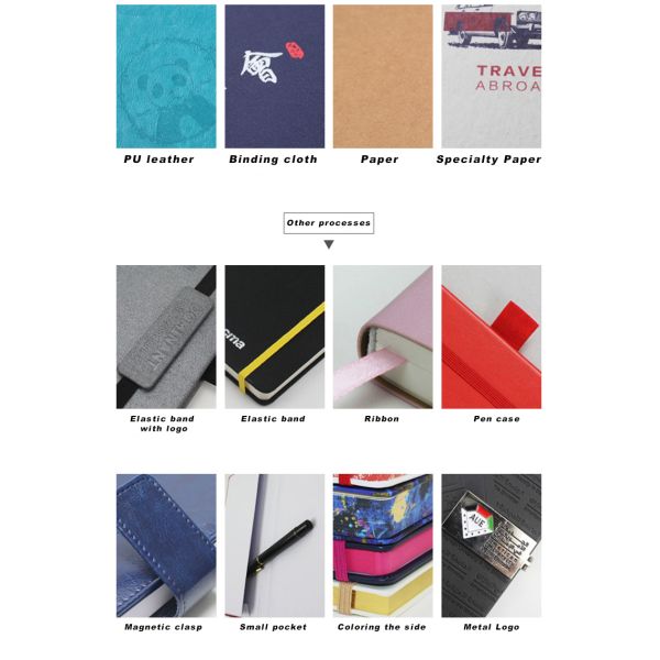 Custom A4 A5 A2 Office Notebook Printing Luxury Notebook Set Personalized Business Notebook
