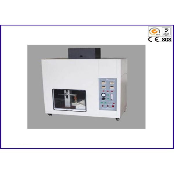 100W Vertical Flammability Tester ASTM D3014 For Rigid Cellular Plastics Burning