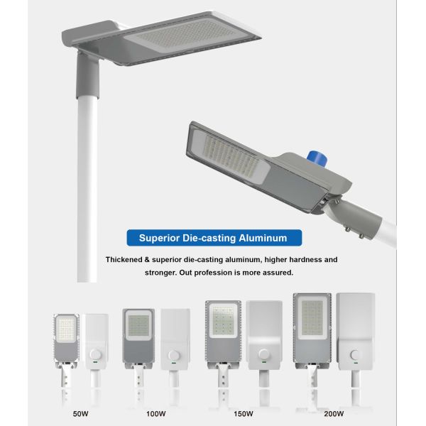 Die Casting Aluminum Smart Motion Sensor Flood Lights Dustproof 50W 200W