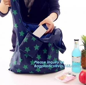 reusable polyester foldable shopping bag pattern eco fruit shape zipper foldable tote bag,production polyester polyester