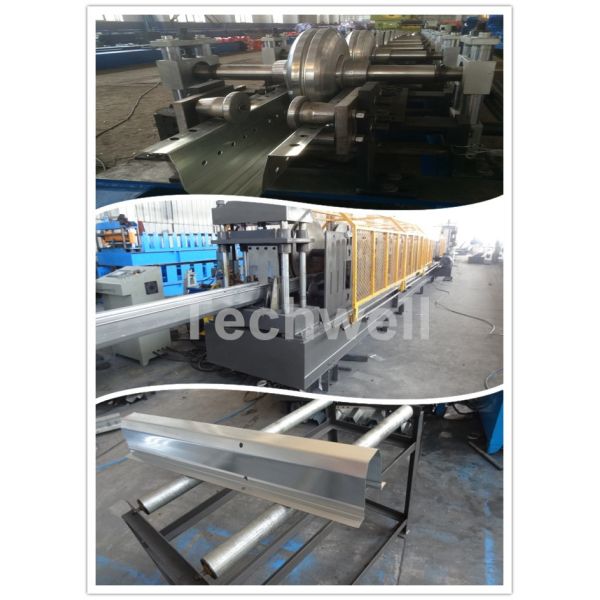Wall Plate Structure Cold Roll Forming Machine With 0-15m/Min Forming Speed For Making Top Hat Channel