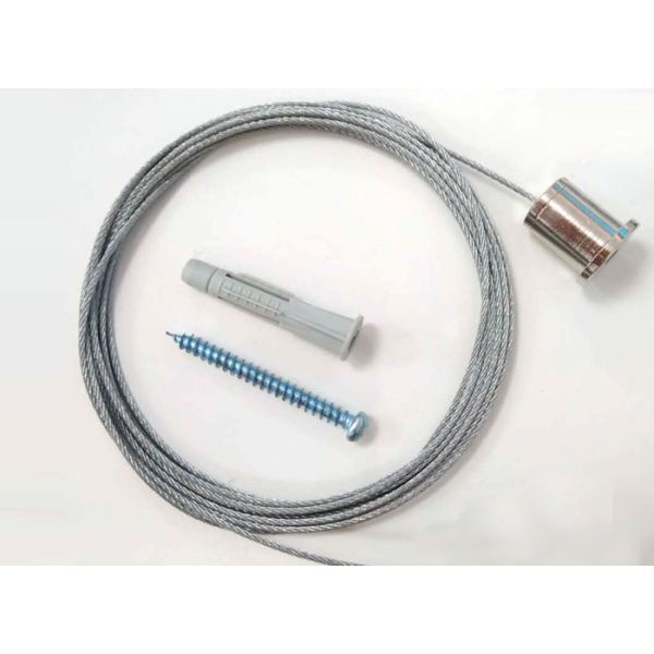 Ceiling Cable Suspension Kit For Concrete Brass Steel Material ODM / OEM Service
