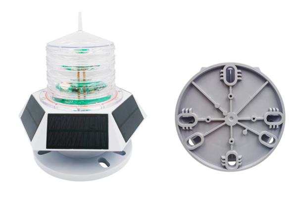Buy GPS SYNC Phosphate Battery Solar Navigation Lights Flash Mode IALA at wholesale prices