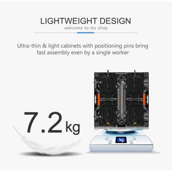 Rental LED Screen Large Led Stage Curtain Screen P2.9 Mobile Led Screen Hire For Events