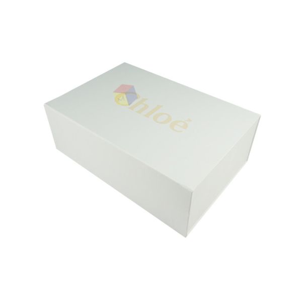Custom Logo Luxury Magnetic Closure Folding Paper Handbag Box Packaging Rigid Cardboard