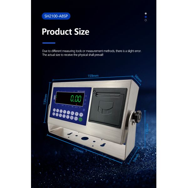 Producer SOHE A8SP Meter Printing Instrument with Waterproof Design and LED Display