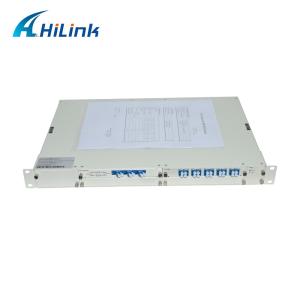 China Filter Work DWDM Mux Solution With EDFA Amplifier For Single Fiber on sale