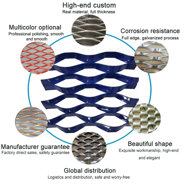 Diamond Hole 0.6mm 2m Length Hexagonal Wire Mesh