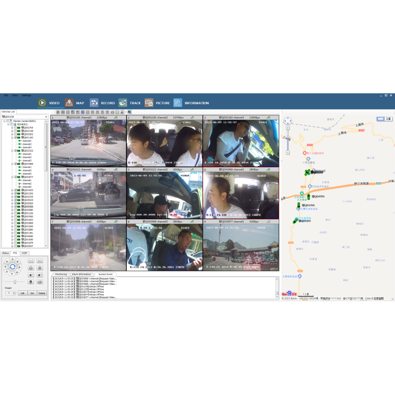 3G 4G GPS WiFi G-sensor optional 4CH SD HDD Mobile DVR Solutions