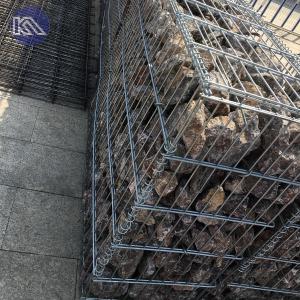 Quality 2m X 1m X 0.3m Decorative Gabion Box Galvanized Wire Mesh Stone Cage Fence For Garden Retaining Wall for sale