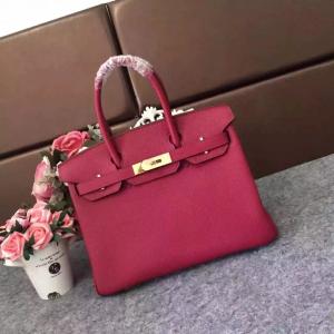 China full hand made ladies calfskin handbags 30cm 35cm rose red designer handbags women luxury handbags famous brand handbags on sale