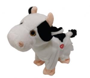 Quality 0.22m 8.66in Plush Cute Cow Stuffed Animal Singing Dancing Function for sale