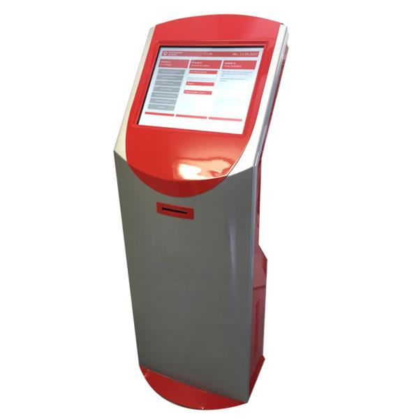 Buy Queue management system kiosk with software calling system wireless queue kiosk at wholesale prices