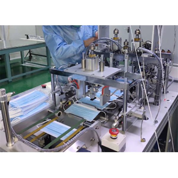 Fast Delivery Automatic Surgical 3ply Non Woven Disposable Earloop Face Mask Making Machine