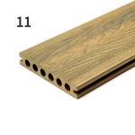 Low Maintenance 3D Composite Decking Waterproof WPC Hollow Decking Panel