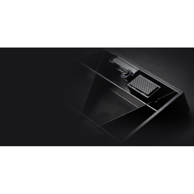 Black Color Professional Gaming Keyboard Adjustable Breathing Backlit For Desktop
