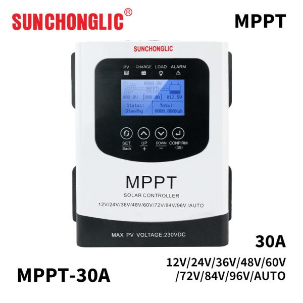 Buy Intelligent 30A MPPT Solar Charge Controller Stable 24v MPPT Charge Controller at wholesale prices