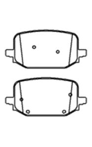 Quality 2020 Ford Explorer Brake Pads D2232 , L1MZ2200C Rear Brake Pad Replacement for sale