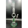 Buy cheap glass bong,17.5 inches oil rig lookah glass two 8 arm perc water pipe 14mm joint from wholesalers