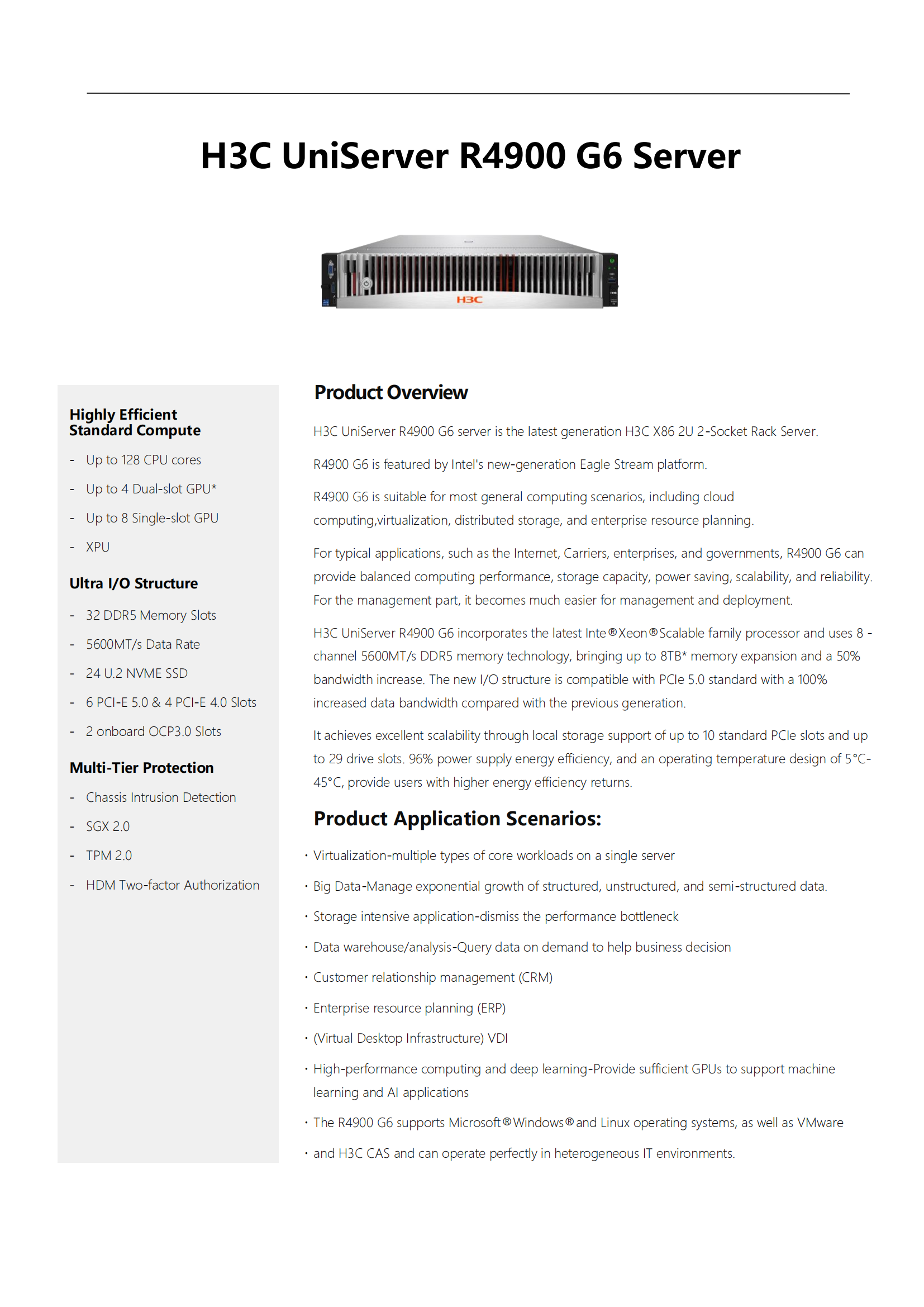 Touchable Intelligent Management Module for R4900 G6 Server