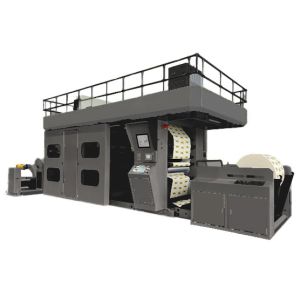 Quality Integrated 6 Color Flexo Printing Machine 3 Phase 50HZ Flexographic Printing Press for sale