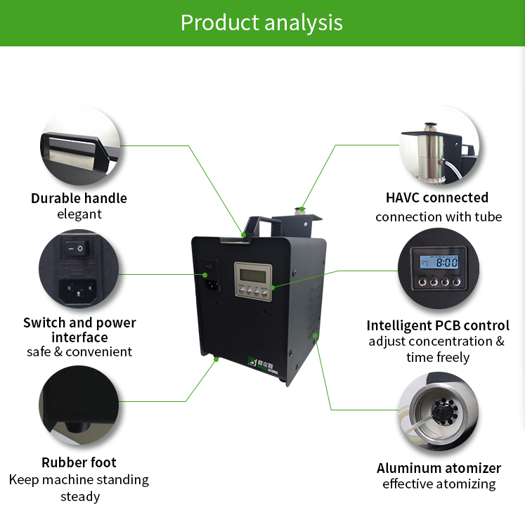 500ml Commercial Scent Machine Diffuser Black Air Aroma Machine