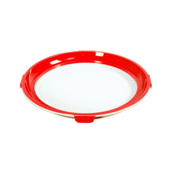 Buy Round Reusable Stackable Food Trays BPA Free With Elastic Lid at wholesale prices