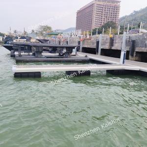 China Modular Floating Dock HDPE Modular Pontoon Boat For Sale Marine Floating Dock on sale