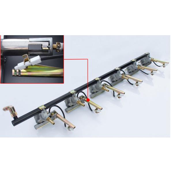Factory Price Smokeless Barbecue 6 pcs burner Gas CStainless Steel BBQ Grill Ceramic Infrared Burner