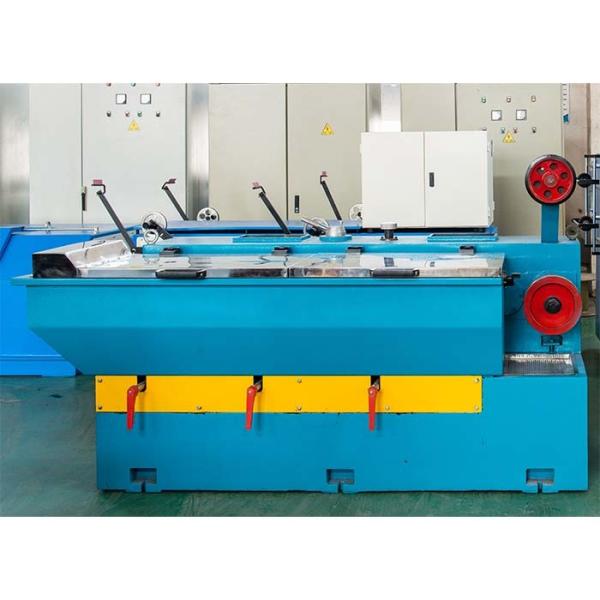 Copper Wire Electrical Cable Automatic Intermediate Fine Wire Drawing Machine With Continuous Annealing