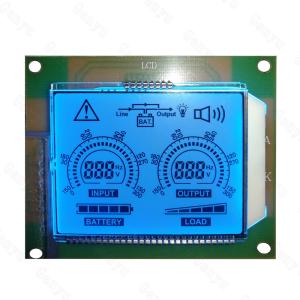 Quality Segment LCD Display TN LCD Display Blue Backlight HT1621 COB Module for sale