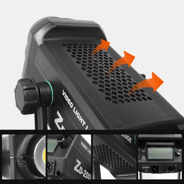High-power 200w spotlight can be matched with a soft light cover suitable for industrial lighting shooting