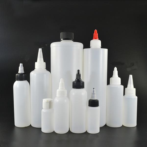 Hot Stamping 80ml Twist Top Plastic Squeeze Bottles