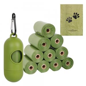 China HDPE EPI 23x33cm Thick 0.015mm Biodegradable Poop Bags For Small Dogs on sale