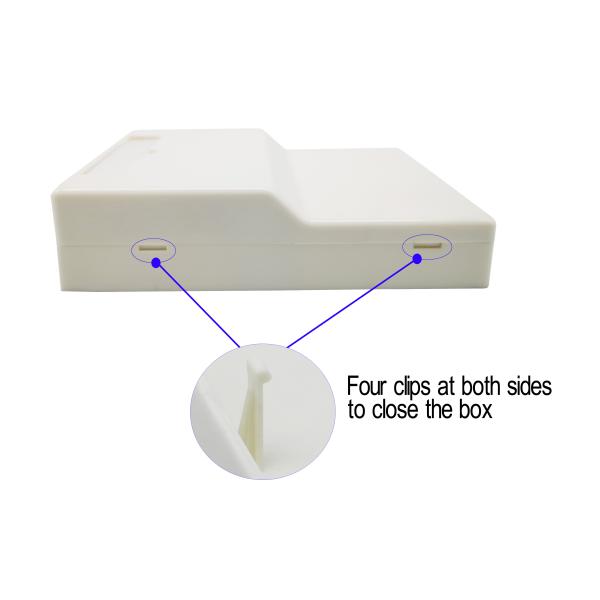 2 SC Single/Multimode Fiber Optic Termination Box For FTTH Indoor Network