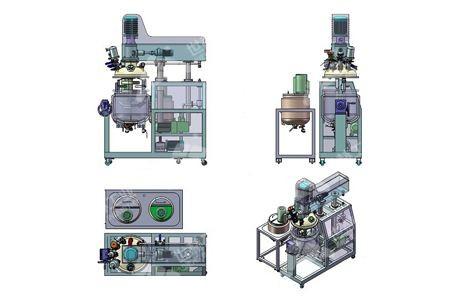 Buy Three Phase Toothpaste Manufacturing Equipment With Hydraulic Lifting Function at wholesale prices