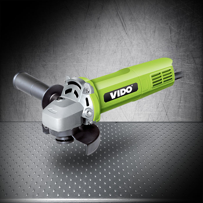 4 Inch 750W Angle Grinder And Polisher，Anti-dust rear switch with lock-on