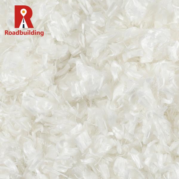 100% Polyester Fiber From Pet Bottles Eco Friendly Pavement Materials