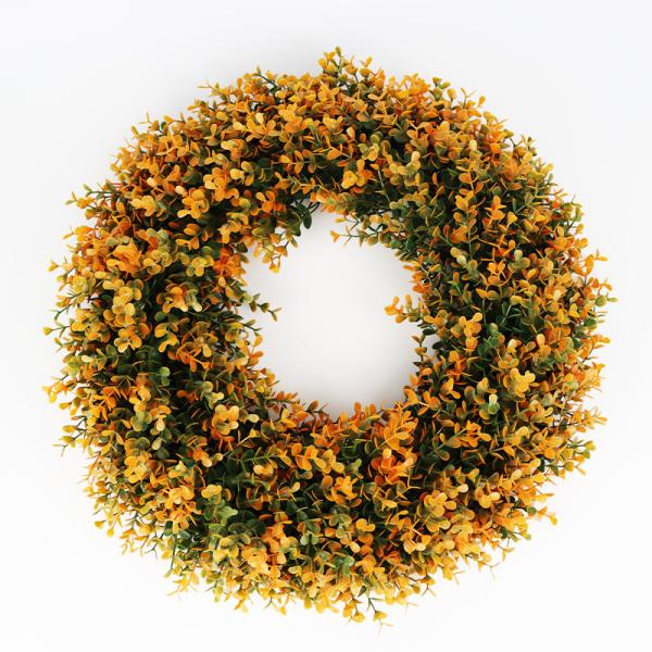 Waterproof Eucalyptus Leaves Artificial Plant Wall Panels Plastic For Indoor Festival Decoration