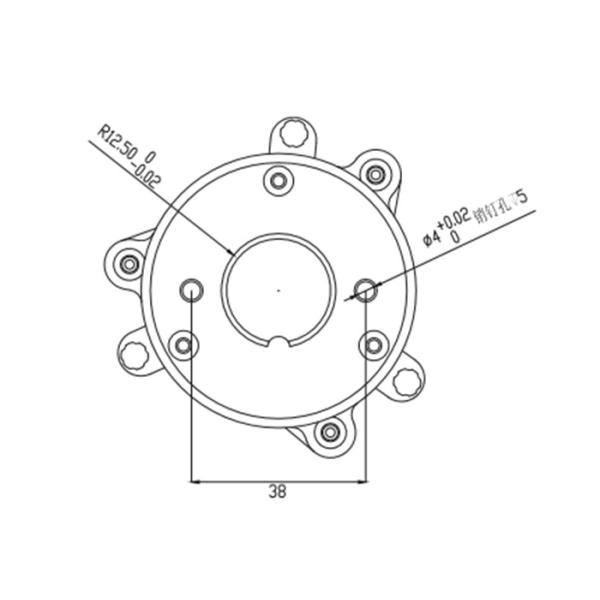 Ring adjustable laser marking numerical control shaft rotation axis , RA - 3D - S