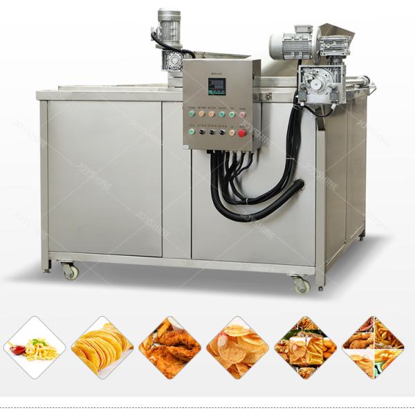Long Working Life Chicken Wing Frying Batch Fryer with Gas Heating and PLC Control Panel