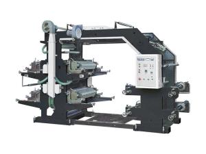 Quality Customized Size Flexographic Printing Machine With Magnetic Tension Control System for sale