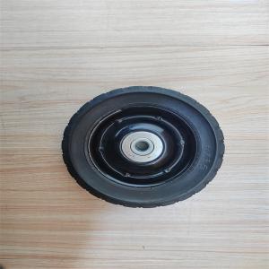 China Durable 6 Inch Hard Rubber Wheels Barrow Gas Lawn Mower Rubber Wheel on sale