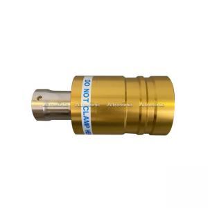 Quality Replacement 20Khz Branson803 Ultrasonic Converter / Ultrasonic Transducers With Golden Shell for sale
